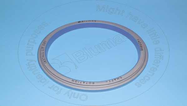 Сальник колінчастого вала Blumaq 2W1734 Сальник колінчастого вала Blumaq 2W1734